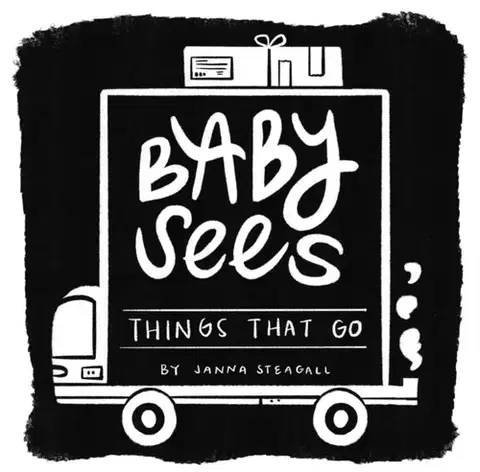 Leporelá, krabičky, puzzle knihy Baby Sees Things That Go - Janna Steagall