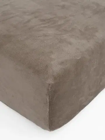 Plachty MKLozkoviny.sk Plachta mikroplyš Deluxe 140 × 200 cm – sivohnedé