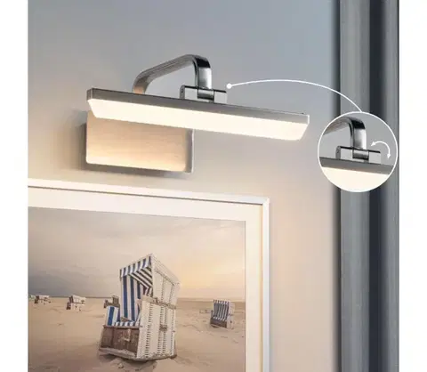 Svietidlá Paulmann 95571 - LED/6 W Svietidlo na obrazy RENAN 230 V 30 cm matný chróm 95571