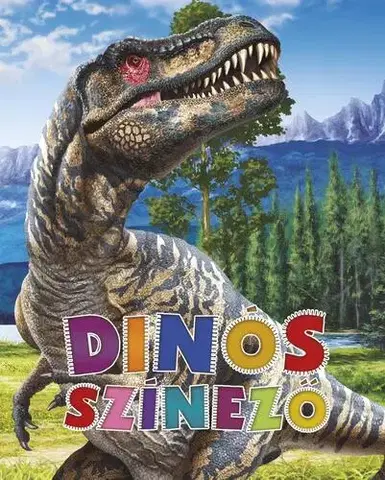 Pre deti a mládež - ostatné Dinós színező