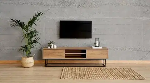TV stolíky TV stolík Laxus 180 - Walnut