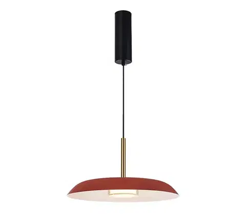 Svietidlá Viokef Lighting LED luster na lanku NUDO LED/11W/230V 3000/4000/6000K červený 4338801