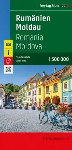 Európa Rumunsko - Moldavsko 1: 500 000 - automapa