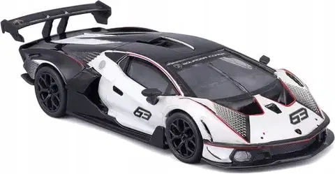 Vláčiky a autíčka BBurago Bburago 1:24 Race Lamborghini Essenza SCV12 White