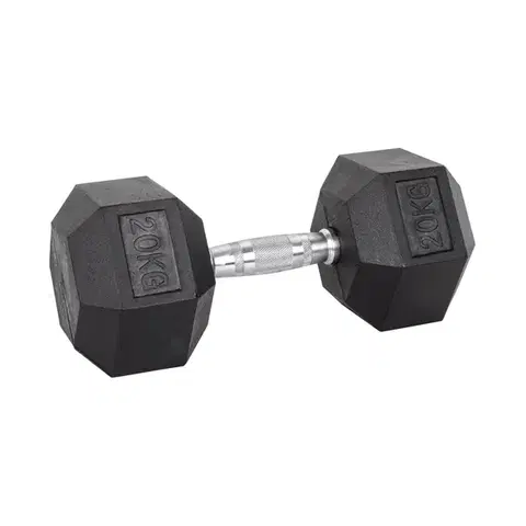 Činky Šesťhranná činka inSPORTline Hexsteel 20 kg