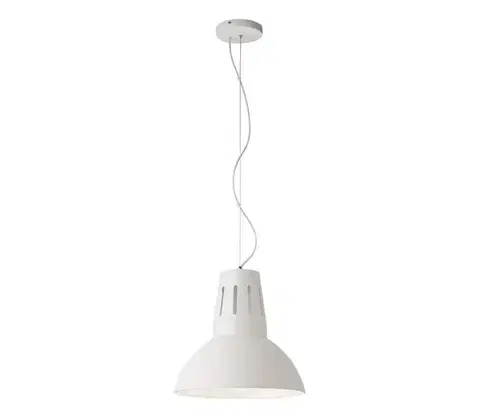 Svietidlá Redo 01-1282 - Závesný luster na lanku PEEP 1xE27/42W/230V pr. 34,5 cm biela 01-1282
