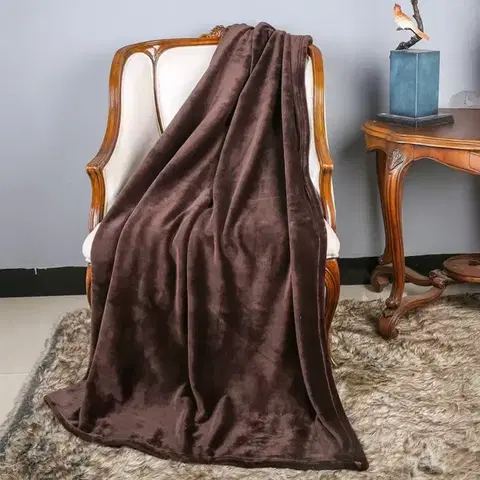 Ozdobné prikrývky Deka Laguna JDML003 130x170 cm hnedá
