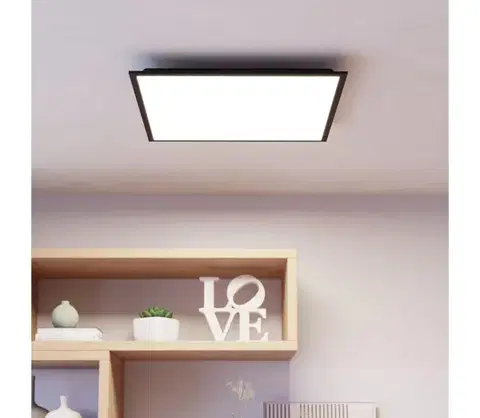LED osvetlenie Eglo 901507-LED RGBW stmievateľný prisadený panel MORADILLO-Z LED/33W/230V 60x60cm čierny 901507