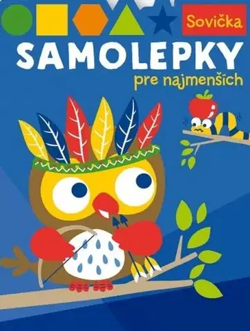 Nalepovačky, vystrihovačky, skladačky Sovička - samolepky pre najmenších
