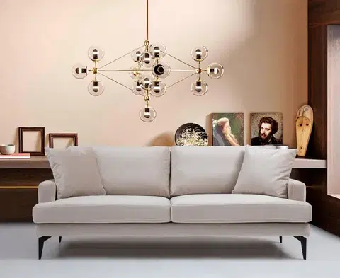 Pohovky a gauče Trojmiestna pohovka Papira 3 Seater - Beige