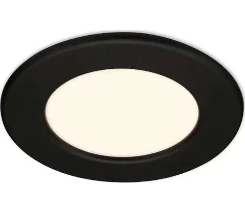 Svietidlá Briloner 7049015 - LED Kúpeľňové zapustené svietidlo LED/6W/230V IP44 čierne 7049015