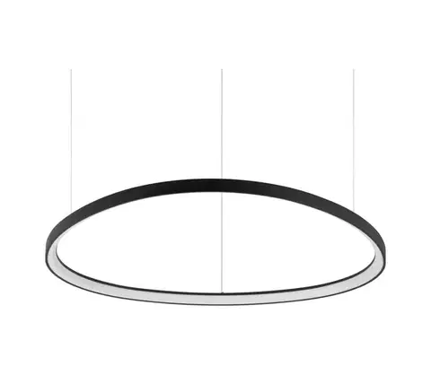 Svietidlá Ideal Lux - LED závesný luster na lane GEMINI LED/78W/230V 2700K pr. 105 cm CRI 90 čierny 341620