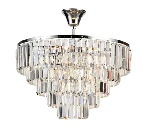 Svietidlá BRILAGI - Prisadený luster CRYSTAL 5xE14/40W/230V lesklý chróm BG71345