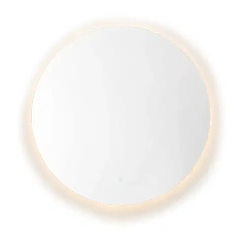 Kúpeľňové zrkadlá Zrcadlo s LED osvětlením, vyhřívanou fólií a senzorem Naturel Project 80x80 cm ZPRKU80LED ZPRKU80LED