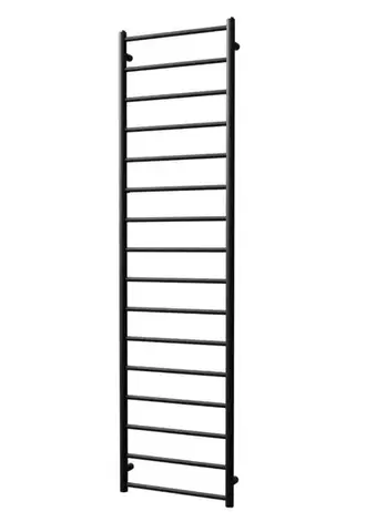 Radiátory do kúpeľne Radiátor ISAN Aura 114x30 cm čierny zamat DDIN11400300CSM DDIN11400300CSM