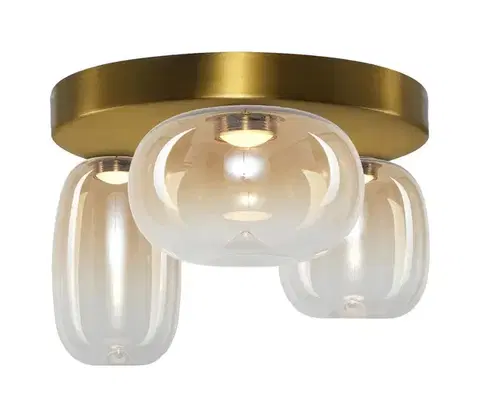 Svietidlá  LED Stropné svietidlo VASO LED/12W/230V pr. 42 cm zlatá/dymová ML1414