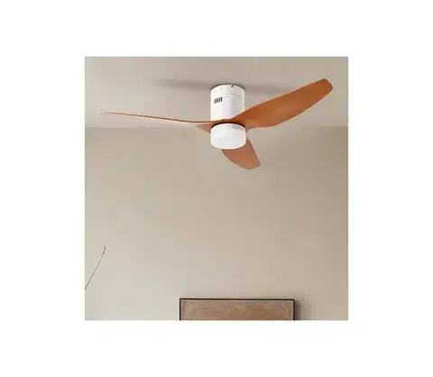LED osvetlenie ZE - LED stropný látor PADUA LED/18W/230V Wi-Fi Tuya biela/hnedá + DO ZEV009