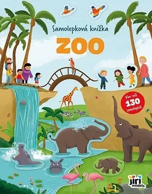 Nalepovačky, vystrihovačky, skladačky Samolepková knižka - Zoo