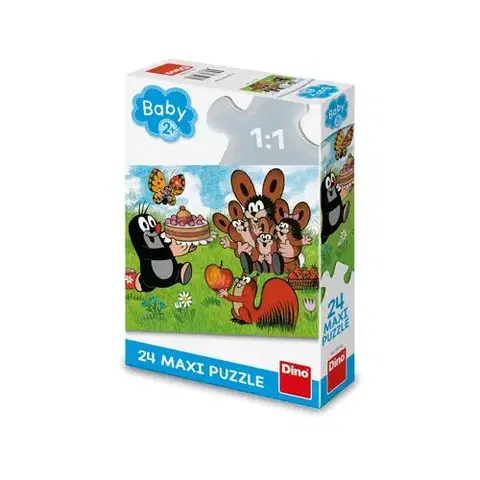 Do 49 dielikov Dino Toys Puzzle Krtko 24 maxi Dino