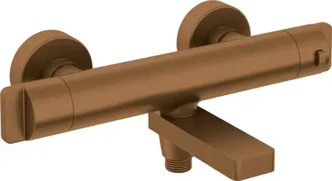 Kúpeľňové batérie DEANTE - Therm brúsené zlato vaňová batéria, termostatická BCH_C1BT