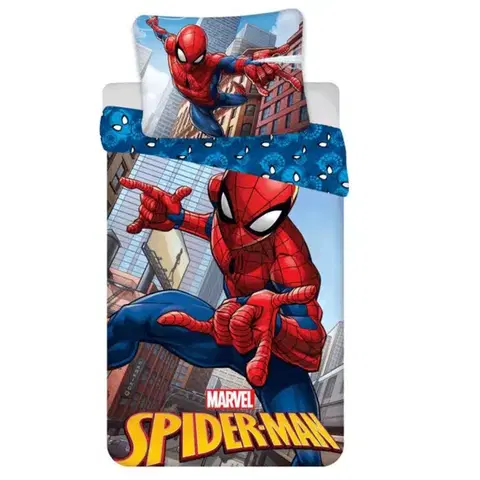Detské obliečky Obliecky Disney Spiderman 140x200cm+90x70cm Setino Tiahome