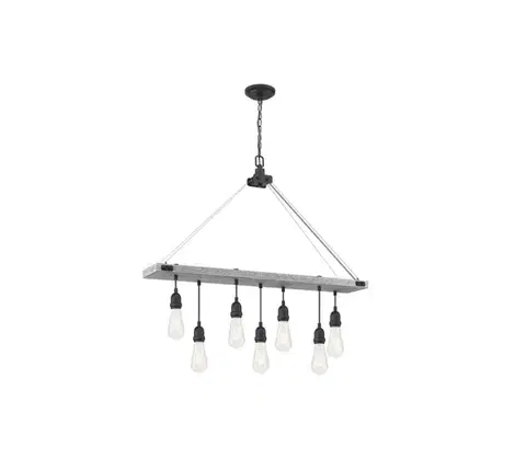 Svietidlá Westinghouse 6116440 - Luster na reťazi ASHWOOD 7xE27/60W/230V 6116440