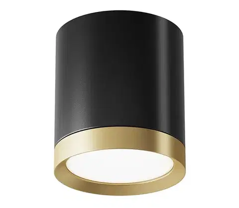 Svietidlá Maytoni C086CM-GX53-MRD-BG - Bodové svietidlo HOOP 1xGX53/15W/230V čierna/zlatá C086CM-GX53-MRD-BG