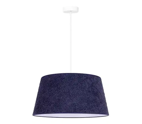 Svietidlá  - Luster na lanku BOUCLE 1xE27/15W/230V pr. 50 cm modrá 601511