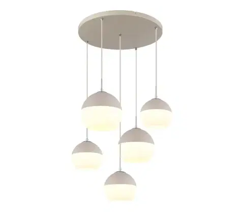Svietidlá Globo 15999-5HR - Závesný luster na lankách RAGUSA 5xE27/60W/230V 15999-5HR