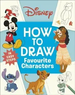 Pre deti a mládež - ostatné Disney How to Draw Favourite Characters