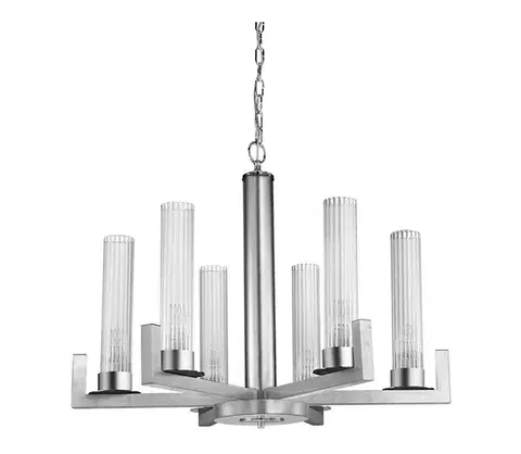 Svietidlá Kolarz 6009.80650 - Luster na reťazi RAGGIO 6xE14/25W/230V striebro 6009.80650