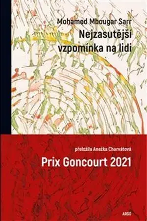 Svetová beletria Nejzasutější vzpomínka na lidi - Mohamed Mbougar Sarr