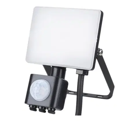Záhradné lampy  LED Vonkajší reflektor so senzorom LED/10W/230V 5000K IP44 EKN9017
