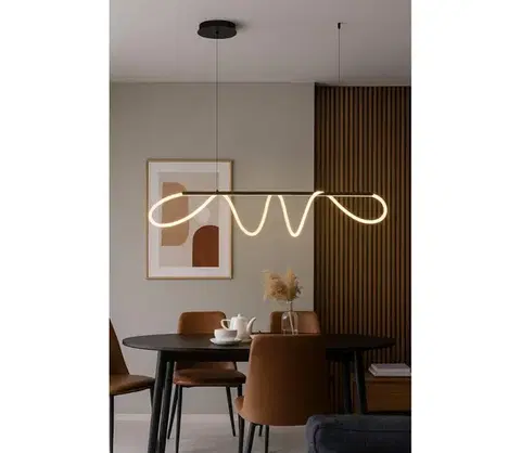 Svietidlá Zuma Line 20006PM-BK - LED Luster na lanku BALBO LED/45W/230V 3000/4000/6000K 20006PM-BK