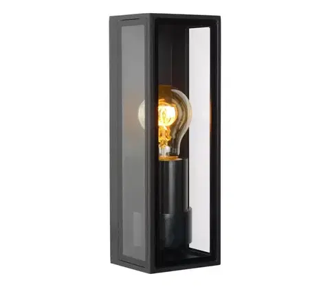 Svietidlá Lucide 15802/01/30 - Vonkajšie nástenné svietidlo DUKAN 1xE27/15W/230V IP65 15802/01/30