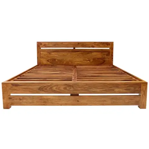 Postele Posteľ Gani 180x200 z indického masívu palisander