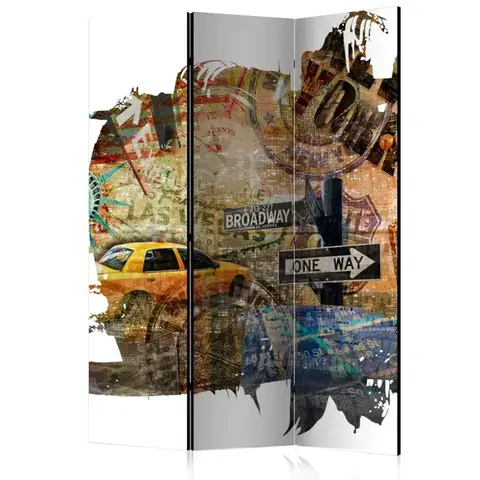 Paravány Paraván New York Collage Dekorhome