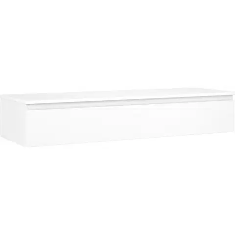 Kúpeľňový nábytok MEXEN/S - Orio kúpeľňová skrinka pod umývadlo 140 cm s doskou, 1 šuplík, biela mat 91A10-14023-1-BFC01