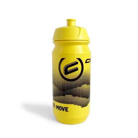 Držiaky na flašu Športová fľaša Crussis 0,5 l žltá