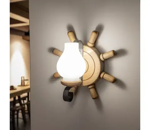 Svietidlá BRILAGI - Nástenné svietidlo TIMONA 1xE14/40W/230V buk EX-01012