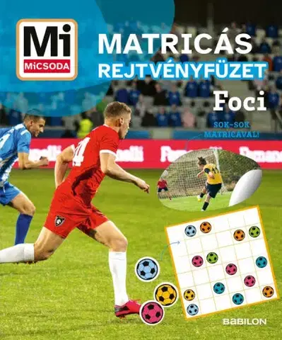 Nalepovačky, vystrihovačky, skladačky Foci - Mi MICSODA Matricás rejtvényfüzet