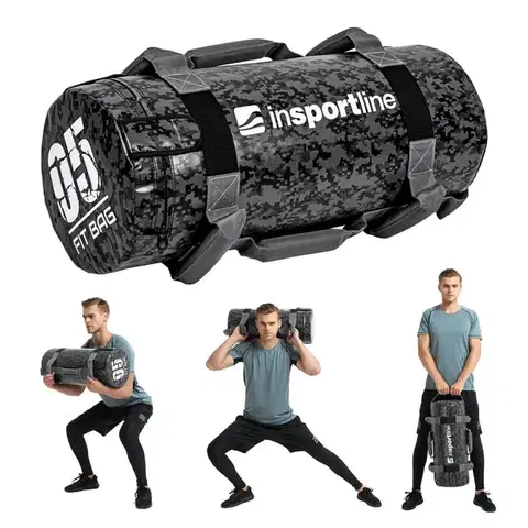 Posilňovacie vrecia Posilňovací vak s úchopmi inSPORTline Fitbag Camu 5 kg