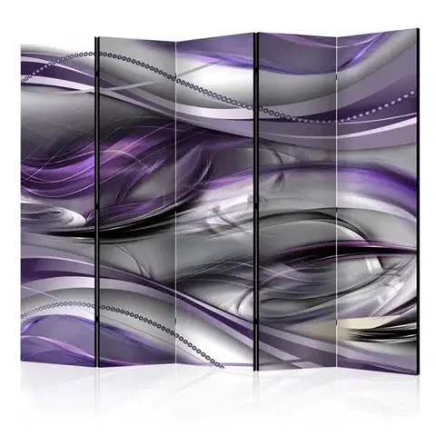 Paravány Paraván Tunnels (Violet) Dekorhome