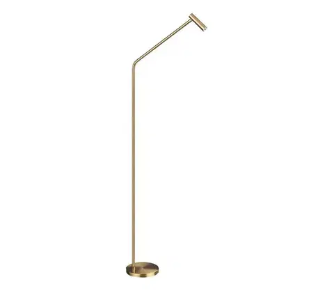 Lampy Ideal Lux - LED Stojacia lampa EASY LED/3,5W/230V CRI 90 mosadz 295503