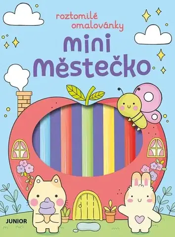 Pre deti a mládež - ostatné Mini městečko (Roztomilé omalovánky) - Angelina De Sol