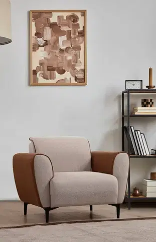 Kreslá Kreslo / Jednomiestna pohovka Aren - Beige