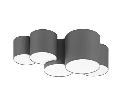 Svietidlá  Stropné svetlo MONA 5xE27/15W/230V šedá 4394