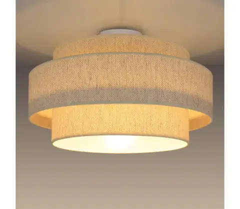 Svietidlá  Stropné svietidlo BOHO 1xE27/60W/230V priemer 40 cm biele H0183