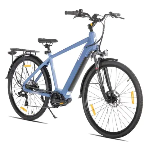Elektrobicykle Trekingový elektrobicykel Lamassu Allanton 27,5" 374Wh • dojazd až 80 km modrá - 18" (160-180 cm)