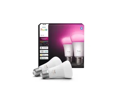 LED osvetlenie SADA 2x LED stmievateľných žiaroviek Philips Hue WACA E27/6W/230V 1000-20000K 8720169364363